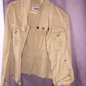 Tan nude beige jacket